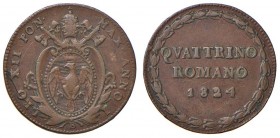 Bologna – Leone XII (1823-1829) - Quattrino 1824 - Gig. 18 C
BB
