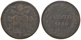 Roma – Gregorio XVI (1831-1846) - Baiocco 1840 An. X - Gig. 167 C
qBB 