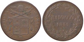 Bologna – Gregorio XVI (1831-1846) - Baiocco 1835 An. V - Gig. 157 R
QBB-BB