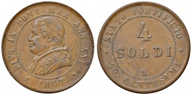 Roma – Pio IX (1846-1870) - 4 Soldi 1867 An. XXI - Gig. 317 C
SPL