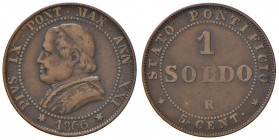 Roma – Pio IX (1846-1870) - Soldo 1866 - Gig. 325A C
BB