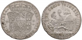 Napoli – Carlo di Borbone (1734-1759) - 120 Grana 1735 - Gig. 23 a R
Variante REX NEAP nella legenda. 
SPL/SPL+