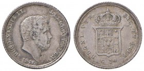 Napoli – Ferdinando II (1830-1859) - 10 Grana 1846 - Gig. Manca RR
Legenda diversa. 
BB-SPL