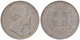 Torino – Vittorio Emanuele II (1849-1861) - 5 Lire 1850 - Gig. 31 RR
m.BB
