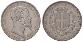 Torino – Vittorio Emanuele II (1849-1861) - 2 Lire 1860 - Gig. 60 RR
Colpo.
qBB/BB