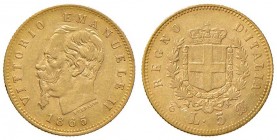 Torino – Vittorio Emanuele II (1861-1878) - 5 Lire 1865 - Gig. 30 RR
qSPL
