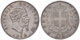 Roma – Vittorio Emanuele II (1861-1878) - 5 Lire 1876 - Gig. 51 C
qFDC