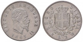 Napoli – Vittorio Emanuele II (1861-1878) - 2 Lire 1863 - Gig. 56 C
SPL+