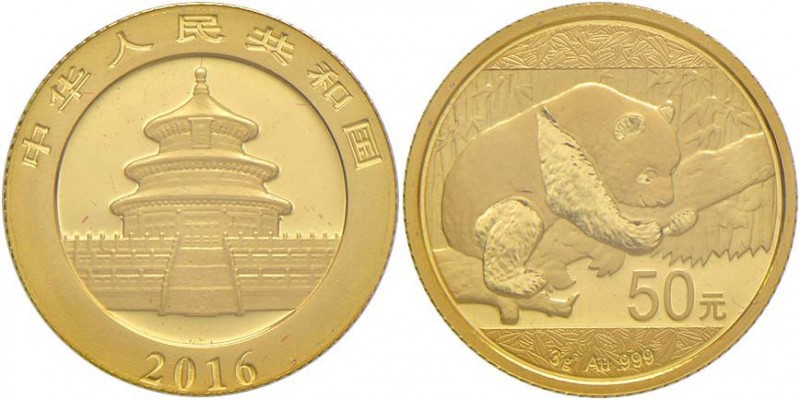 Cina – Repubblica Popolare (1983-2019) - 50 Yuan 2016 - C
PROOF