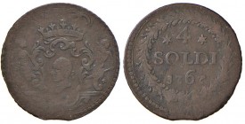 Corsica – Pasquale Paoli (1762-1768) - 4 Soldi 1767 - CNI 26 R
qBB/BB