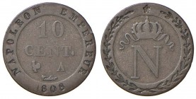 Francia – Napoleone (1804-1814) - 10 Centesimi 1808 A - C
BB+