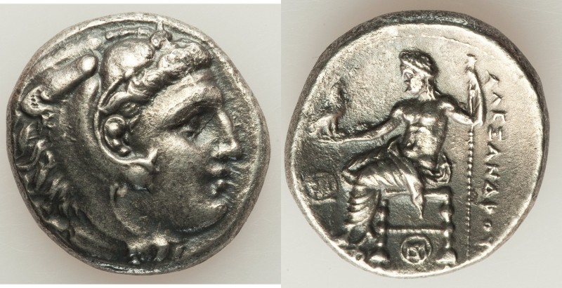 MACEDONIAN KINGDOM. Alexander III the Great (336-323 BC). AR tetradrachm (26mm, ...