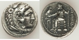 MACEDONIAN KINGDOM. Alexander III the Great (336-323 BC). AR tetradrachm (26mm, 16.81 gm, 6h). About XF, porosity. Lifetime issue of Tarsus, ca. 327-3...