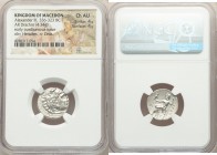 MACEDONIAN KINGDOM. Alexander III the Great (336-323 BC). AR drachm (18mm, 4.34 gm, 1h). NGC Choice AU 4/5 - 4/5. Posthumous issue of Abydus, ca. 310-...