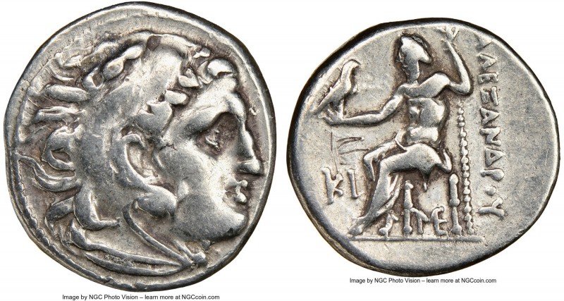 MACEDONIAN KINGDOM. Alexander III the Great (336-323 BC). AR drachm (18mm, 3h). ...