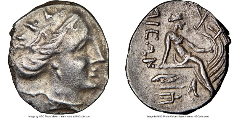 EUBOEA. Histiaea. Ca. 3rd-2nd centuries BC. AR tetrobol (15mm, 11h). NGC Choice ...