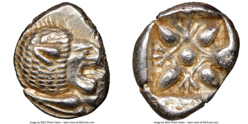 IONIA. Miletus. Ca. late 6th-5th centuries BC. AR 1/12 stater or obol (11mm, 1.2...