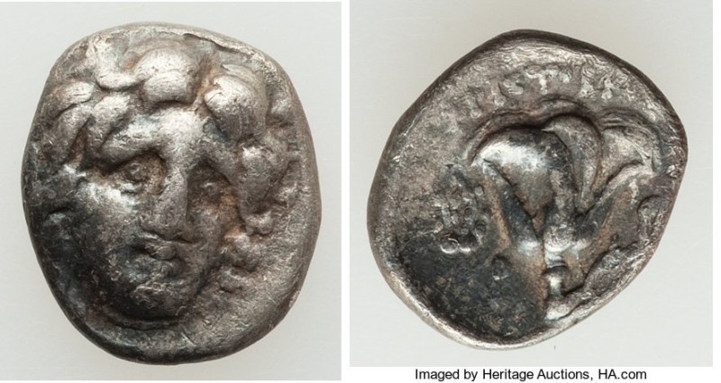 CARIAN ISLANDS. Rhodes. Ca. 230-205 BC. AR hemidrachm (13mm, 1.47 gm, 11h). VF. ...