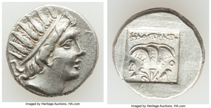 CARIAN ISLANDS. Rhodes. Ca. 88-84 BC. AR drachm (15mm, 3.09 gm, 1h). About XF. P...