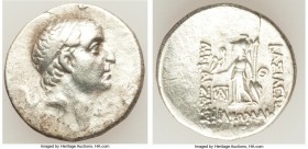 CAPPADOCIAN KINGDOM. Ariobarzanes I Philoromaeus (96-63 BC). AR drachm (18mm, 4.16 gm, 12). VF. Eusebeia under Mount Argaeus, dated Year 13 (83/2 BC)....