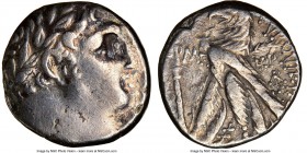 PHOENICIA. Tyre. Ca. 126/5 BC-AD 65/6. AR shekel (24mm, 13.86 gm, 1h). NGC Choice VF 4/5 - 2/5, scratches. Dated Civic Year 143 (AD 17/18). Laureate b...