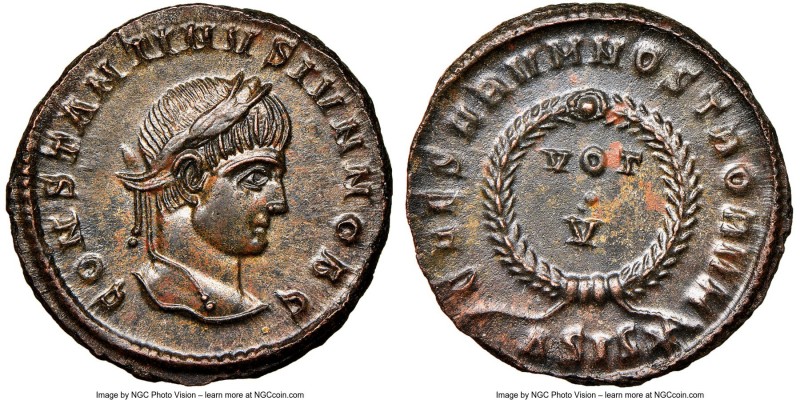 Constantine II (AD 337-340). AE3 or BI nummus (19mm, 3.23 gm, 12h). NGC MS 5/5 -...
