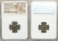 Constantinople Commemorative (ca. AD 330-340). AE3 or BI nummus (17mm, 2.23 gm, 11h). NGC MS 5/5 - 3/5. Lugdunum, 1st officina, AD 332, struck under C...