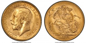 George V gold Sovereign 1920-P MS63 PCGS, Perth mint, KM29, S-4001. AGW 0.2355 oz. 

HID09801242017

© 2020 Heritage Auctions | All Rights Reserve...