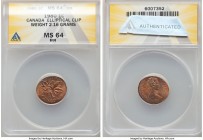 Elizabeth II Mint Error - Elliptical Clip Cent 1980 MS64 Red and Brown ANACS, Royal Canadian mint, KM127. Weight 2.16gm. 

HID09801242017

© 2020 ...