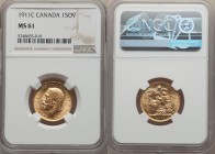 George V gold Sovereign 1911-C MS61 NGC, Ottawa mint, KM20. AGW 0.2355 oz. 

HID09801242017

© 2020 Heritage Auctions | All Rights Reserved