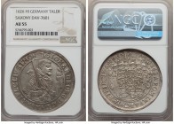Saxony. Johann Georg I Taler 1626-HI AU55 NGC, KM132, Dav-7601. Full strike with Reflective surfaces. Dealer tag included. 

HID09801242017

© 202...