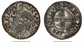 Kings of All England. Cnut (1016-1035) Penny ND (1029-36) MS62 PCGS, Ipswich mint, Aegelbriht as moneyer, Short Cross Type, S-1159. Well struck with n...