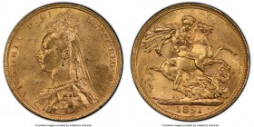 Victoria gold Sovereign 1891 MS62 PCGS, KM767, S-3866C. AGW 0.2355 oz. 

HID09801242017

© 2020 Heritage Auctions | All Rights Reserved