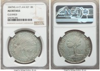 Central American Republic 8 Reales 1847 NG-A AU Details (Cleaned) NGC, Nueva Guatemala mint, KM4. Dealer tag included. 

HID09801242017

© 2020 He...
