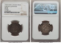 Charles & Johanna Real ND (1542-1555) M-G XF40 NGC, Mexico City mint, KM-MB9. 27mm, 3.34gm. 

HID09801242017

© 2020 Heritage Auctions | All Right...