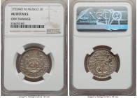 Ferdinand VI 2 Reales 1755 Mo-M AU Details (Obverse Damage) NGC, Mexico City mint, KM86.1. 

HID09801242017

© 2020 Heritage Auctions | All Rights...