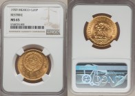 Estados Unidos gold Restrike 20 Pesos 1959 MS65 NGC, KM478. Aztec calendar stone issue. AGW 0.4823 oz. 

HID09801242017

© 2020 Heritage Auctions ...