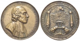 BOLOGNA
Ippolito Fornasari (professore di diritto), 1628-1697.. Medaglia 1692 opus A. Travani.
Æ gr. 61,01 mm 53,4
Dr. HIPP ABB FORNASARIVS BON ARC...