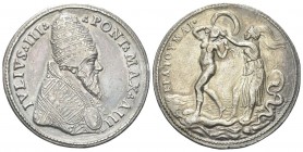 ROMA
Giulio III (Giovanni Maria Ciocchi), 1550-1555.. Medaglia a. III opus Alessandro Cesati, Il Grechetto.
Ag gr. 21,28 mm 34,9
Dr. IVLIVS III - P...