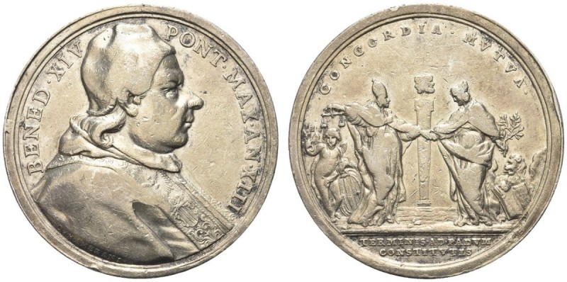 ROMA
Benedetto XIV (Prospero Lorenzo Lambertini), 1740-1758.. Medaglia 1752 a X...