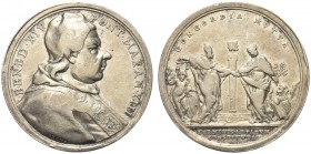 ROMA
Benedetto XIV (Prospero Lorenzo Lambertini), 1740-1758.. Medaglia 1752 a XIII opus O. Hamerani.
Ag gr. 25,97 mm 39,5
Dr. BENED XIV - PONT M AN...