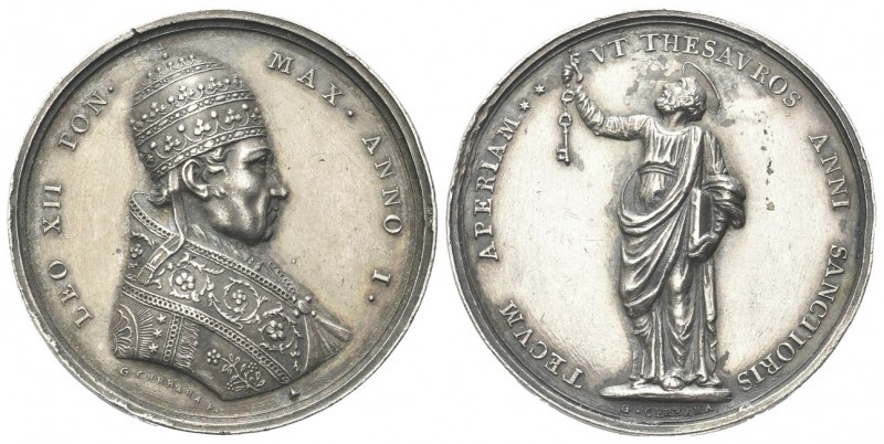 ROMA
Leone XII (Annibale Sermattei della Genga), 1823-1829.. Medaglia 1824 a. I...
