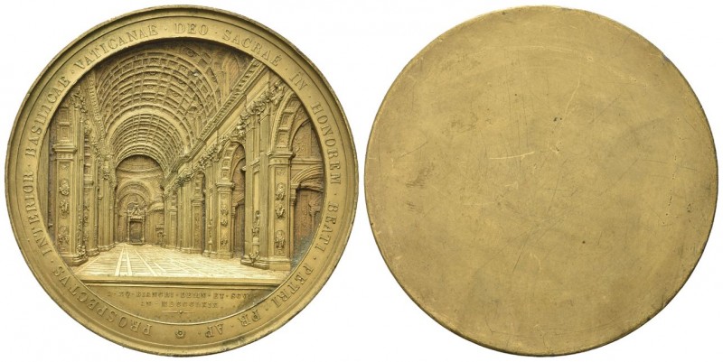 ROMA
Pio IX (Giovanni Maria Mastai Ferretti), 1846-1878.. Medaglia uniface di g...