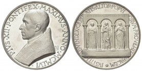 ROMA
Pio XII (Eugenio Pacelli), 1939-1958.. Medaglia 1956 opus A. Mistruzzi.
Ag gr. 35,40 mm 44
Dr. PIVS XII PONTIFEX MAXIMVS ANNO MCMLVI. Busto a ...