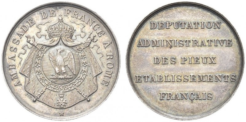 FRANCIA
II Impero Francese, 1852-1870.. Gettone per l’Ambasciata di Francia a R...