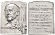 TRIESTE
Durante Vittorio Emanuele III, 1900-1943.. Placchetta 1922 opus A. Donzelli
Metallo Bianco gr. 71,06 mm 58,0x45,3
Dr. Busto, di scorcio, ve...