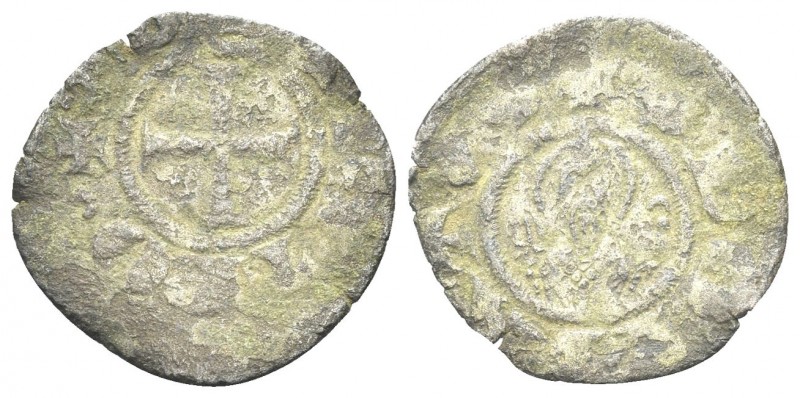 AREZZO
Repubblica, 1230-1250. . Denaro piccolo.
Æ gr. 0,50
Dr. (lunetta)DE AR...