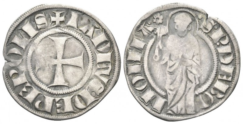 BOLOGNA
Taddeo Pepoli, 1337-1347.. Pepolese.
Ag gr. 2,52
Dr. TADEVS DE PEPOLI...