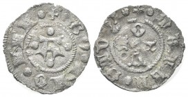 BOLOGNA
Monete Autonome, 1380-quarto decennio del XV secolo. . Picciolo.
Æ gr. 0,27
Dr. BO NO NI. Lettera A tra quattro globetti.
Rv. MATER STVDI....
