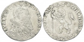 BOLOGNA
Giulio III (Giovanni Maria Ciocchi), 1550-1555.. Bianco.
Ag gr. 4,54
Dr. IVLIVS III PONT MAX. Busto a d., con piviale decorato.
Rv. BONONI...